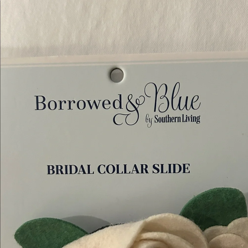 Southern Living Cream and Black Bridal Collar Slide